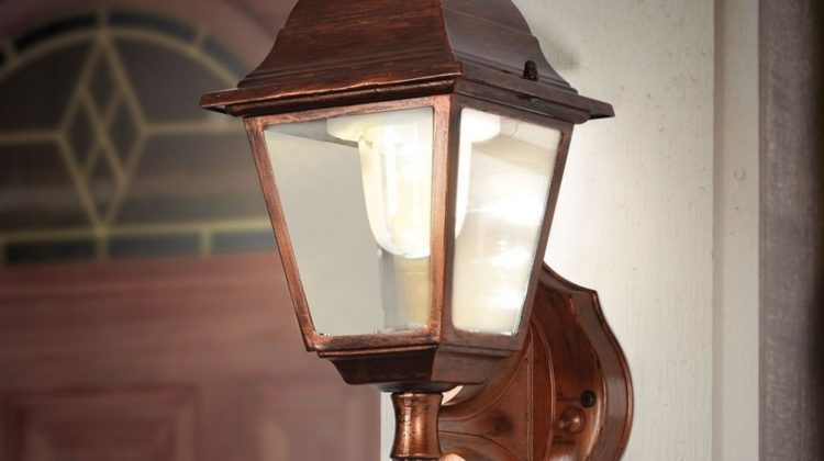 Motion activated porch light